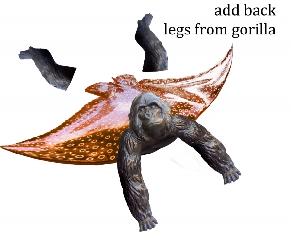 Creation of Gorilla Ray: Step 7